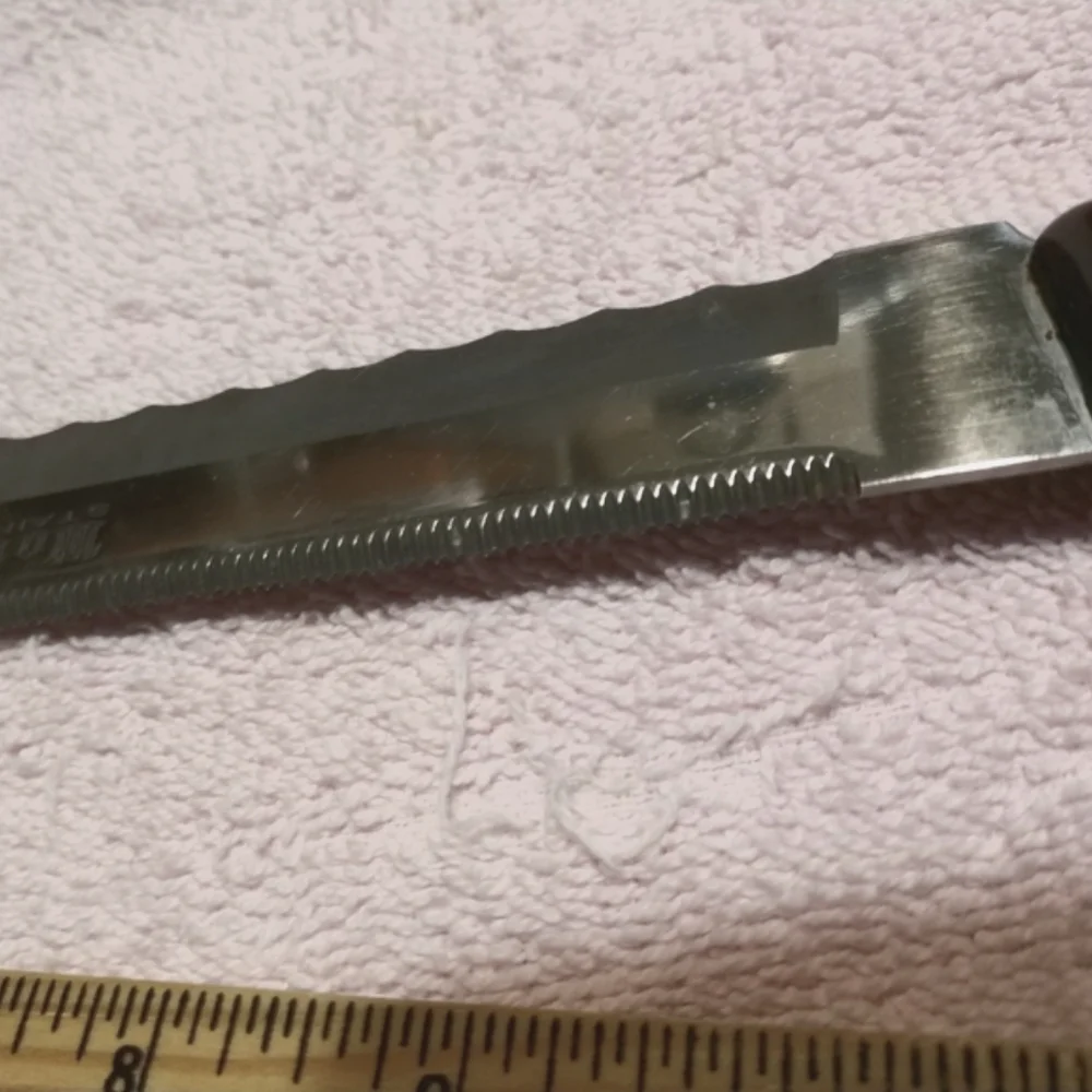Vintage Wonder Serrated CARVING KNIFE 14 inches Blades both sides